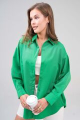 Kadın Basic Oversize Gömlek