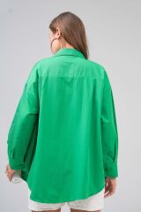 Kadın Basic Oversize Gömlek