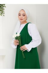 Kadın 2 Parça Gömlekli Takım Jile Elbise Yeşil - M