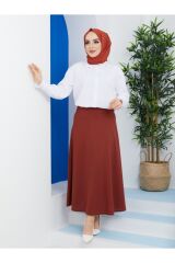 Kadın Mevlana Kiloş Etek Bordo - 42