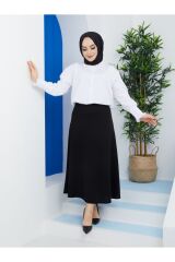 Kadın Mevlana Kiloş Etek Siyah - 40