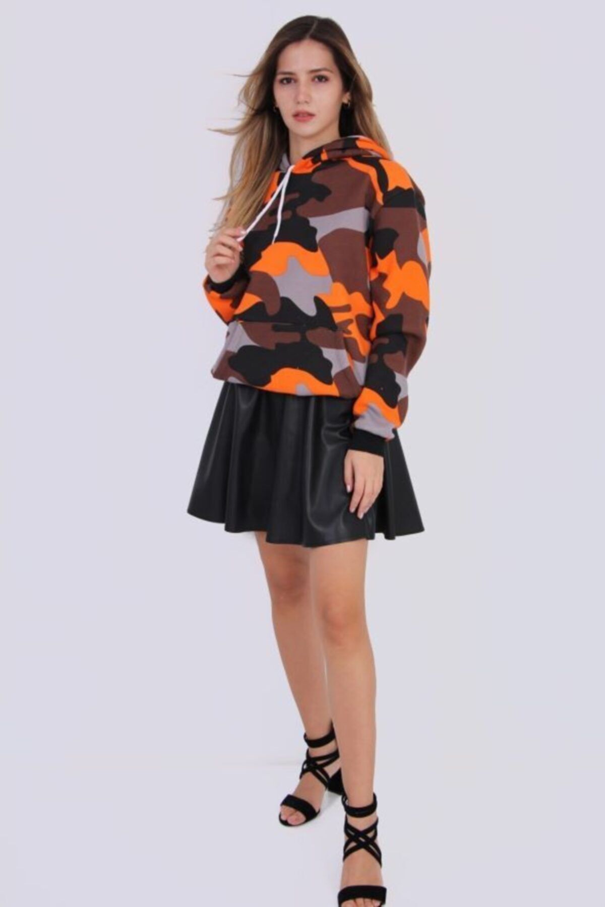 Kamuflaj Desen Sweatshirt