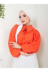 Kadın Ayrobin Bebe Yaka Tesettür Bluz