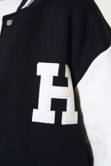 Unisex Harvard Kolej Ceket Siyah