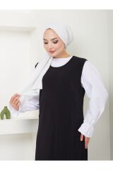 Kadın Maxi Boy Ayrobin  İçlik Atlet Siyah - M