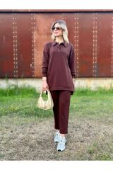 Polo Yaka 2 İplik Pantolonlu Takım
