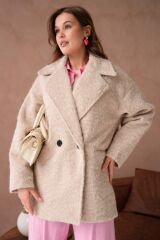 Kadın Astarlı Yün Blazer Ceket
