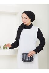 Kadın Maxi Boy Ayrobin  İçlik Atlet Beyaz - 2XL