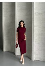 Kadın Modal Kumaş Basic Elbise