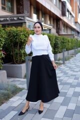 Kadın Kiloş Etek Siyah - M