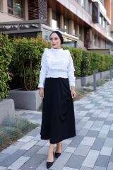 Kadın Kiloş Etek Siyah - M