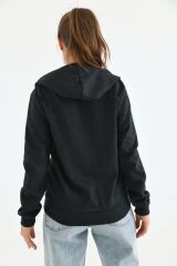 Unisex Kapüşonlu Fermuarlı Sweat