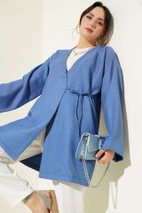 Kadın Yandan İp Bağlamalı Kimono