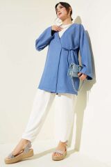 Kadın Yandan İp Bağlamalı Kimono